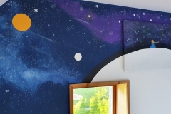 Malba na zdi hvězdné oblohy od Dave Art