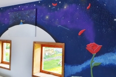 Malování na zeď na přání - Růže od Dave Art