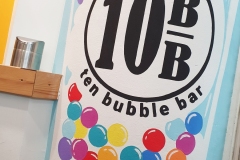 Malovaná reklama Bubble Bar od Dave Art