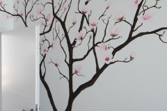 Magnolie na stěně na přání od Dave Art